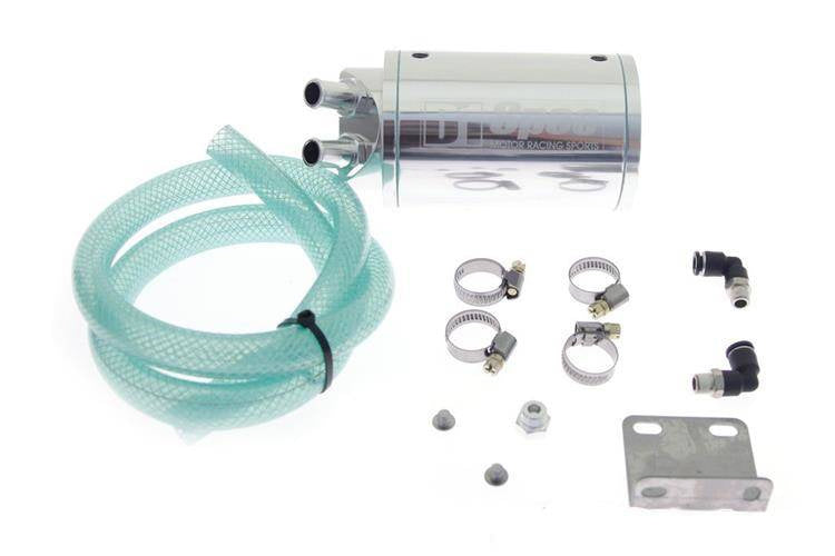 Oil catch tank D1Spec 9mm Silver