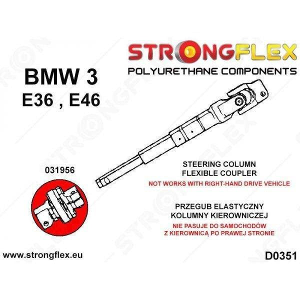 Steering column flexible coupler SPORT