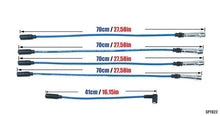 PowerTEC Zündkabel AUDI A6 COUPE CABRIOLET 1.8-2.8L 89-00 ROT
