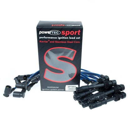 PowerTEC Zündkabel AUDI V8 100 S6 3.6 4.2L V8 91-97 ROT