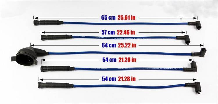 PowerTEC Zündkabel BMW 316I 318I 518I VOLVO 740 760 80-91 ROT