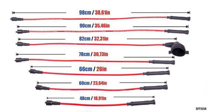 PowerTEC Zündkabel BMW 320I 525I 628CSI 735I 78-91 ROT