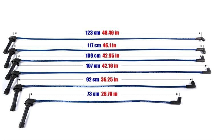 PowerTEC Zündkabel CHRYSLER 300C 300M SEBRING VISION V6 93-10 ROT