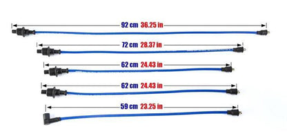 PowerTEC Zündkabel CITROËN BX PEUGEOT 205 309 405 1.6 1.9L 83-94 ROT