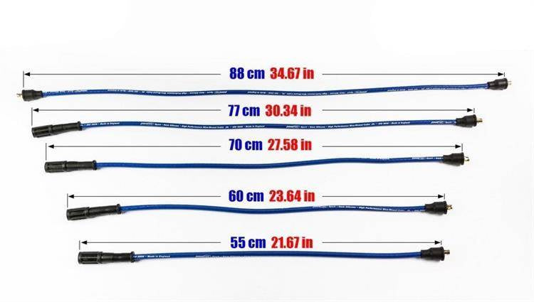 PowerTEC Zündkabel FIAT 131 132 ARGENTA REGATA 1.6 2.0L 72-87 ROT
