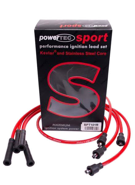 PowerTEC Zündkabel FORD SIERRA CAPRI ESCORT CORTINA 70-92 ROT