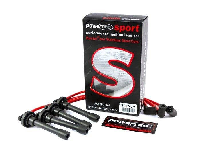 PowerTEC Zündkabel HONDA CIVIC PRELUDE IV V ACCORD VI 87-01 ROT