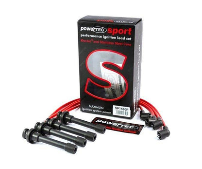 PowerTEC Zündkabel HONDA CRX CIVIC LOGO 92-02 ROT