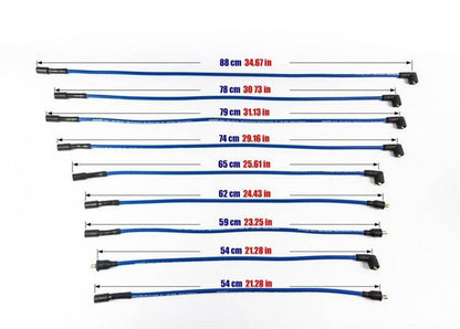 PowerTEC Zündkabel LAND ROVER 110 DEFENDER RANGE ROVER V8 70-94 ROT