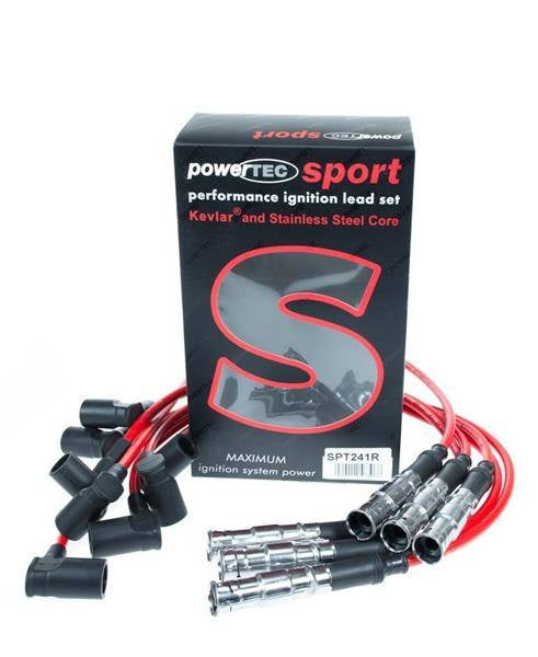 PowerTEC Ignition Leads MERCEDES-BENZ 190E E G S SL 300 85-94 RED