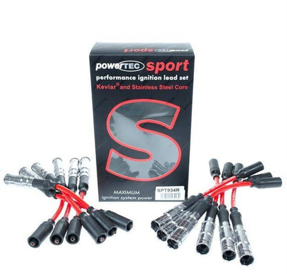 PowerTEC Zündkabel MERCEDES-BENZ C E G ML S 240 280 320 97-09 ROT