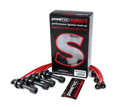 PowerTEC Zündkabel MITSUBISHI ECLIPSE II 4G63 4G63T 95-98 ROT