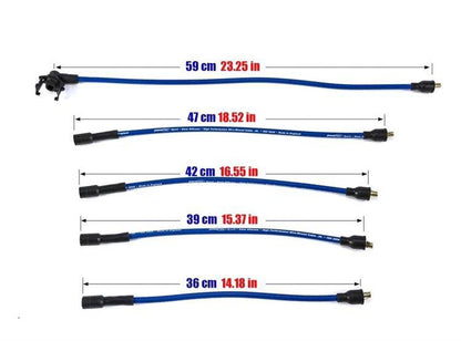 PowerTEC Zündkabel RENAULT R9 R11 R19 TWINGO VOLVO 340 360 83-96 ROT