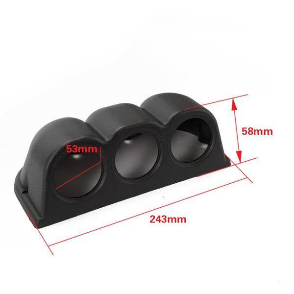 Gauges adapter console 3x52mm