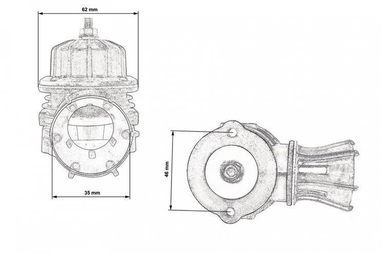 Turboworks Blow Off Blitz Venturi Drive Nachbildung