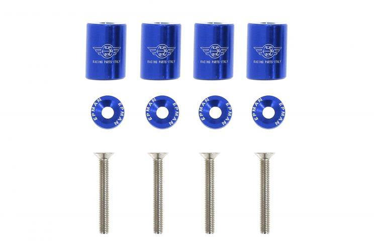 Hood Vent Spacer 6mm Blue