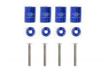 Hood Vent Spacer 6mm Blue