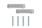 Hood Vent Spacer Honda Civic 88-00 Silver