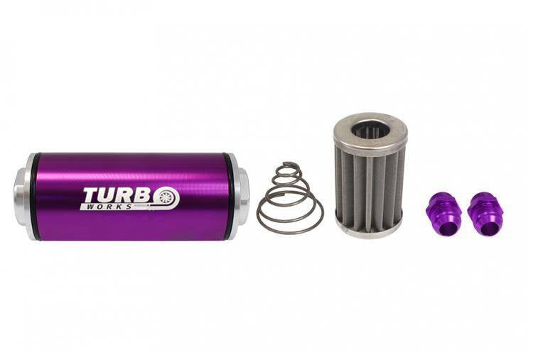 TurboWorks Fuel Filter AN8 Purple