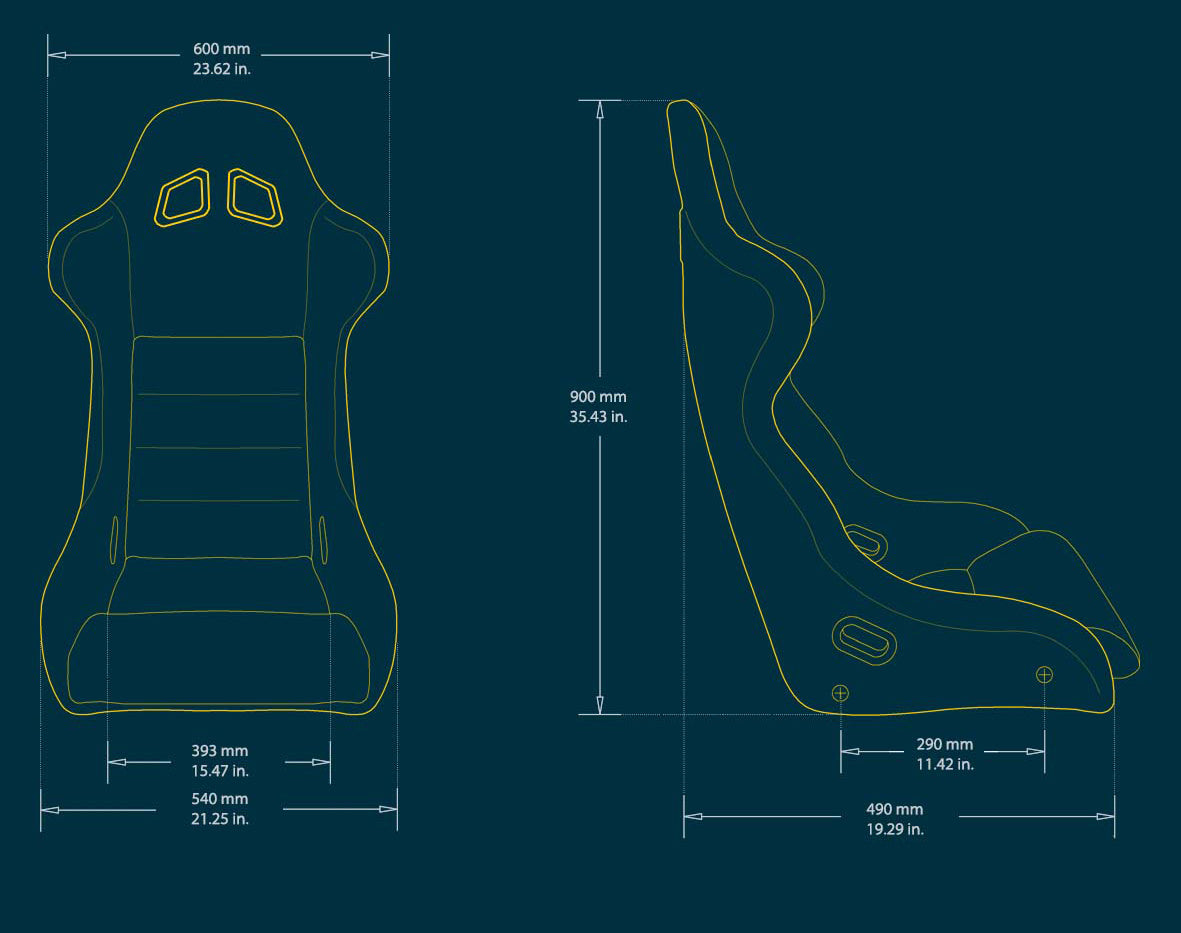 Racing Seat Bimarco Cobra III Velvet Red