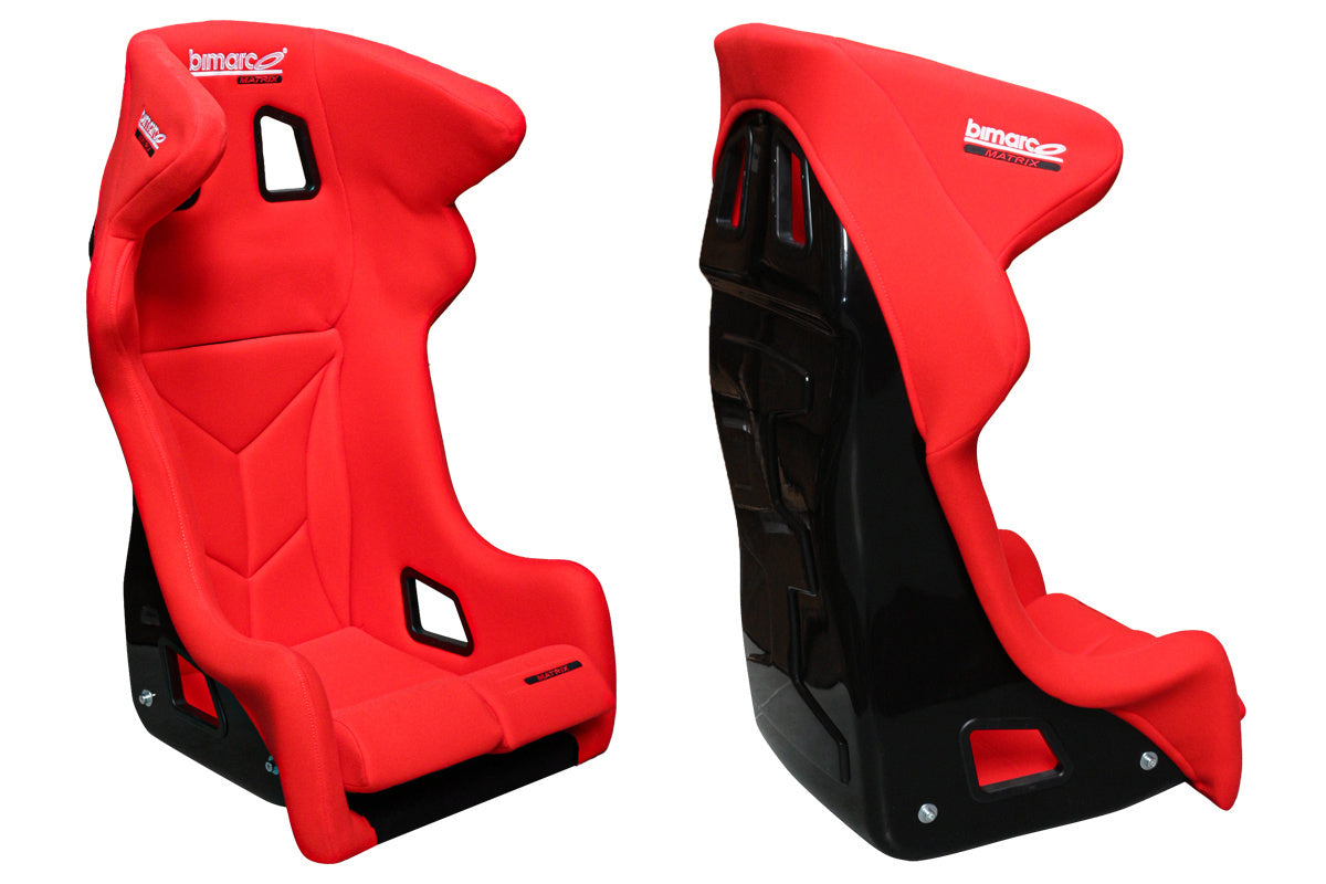 Rennsitz Bimarco Matrix Samt Rot HANS FIA