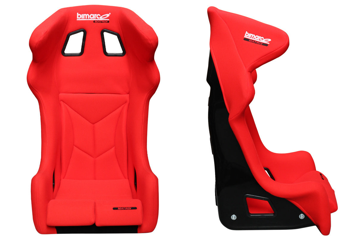 Rennsitz Bimarco Matrix Samt Rot HANS FIA