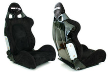 Rennsitz Couga Bride Wildleder Schwarz