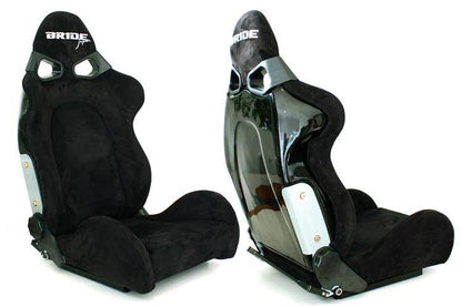 Rennsitz Couga Bride Wildleder Schwarz