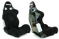 Rennsitz Couga Bride Wildleder Schwarz