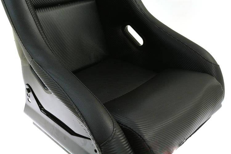 Rennsitz EVO PVC Carbon Schwarz