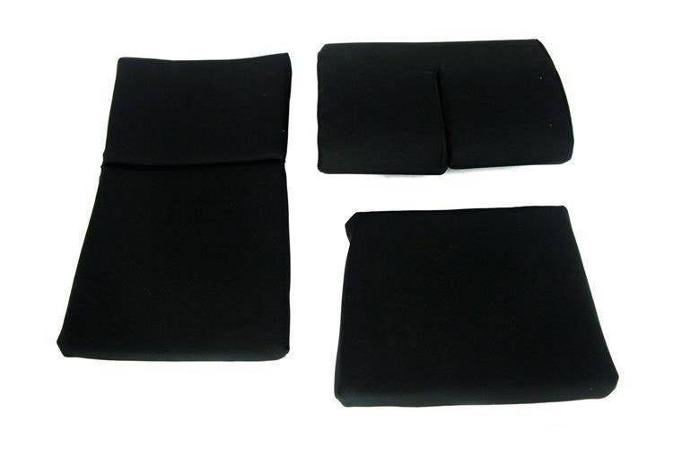 Rennsitz GTR Large Bride Samt Schwarz