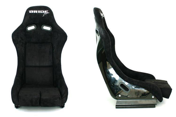 Rennsitz GTR Bride GTR Wildleder Schwarz