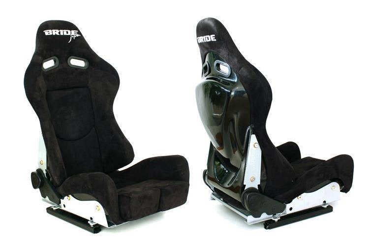 Rennsitz Bride K608 Wildleder Schwarz
