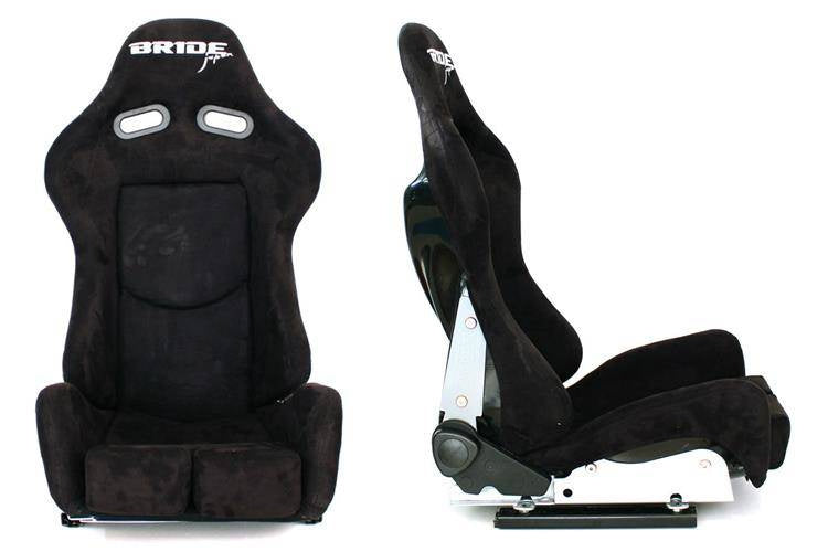 Rennsitz Bride K608 Wildleder Schwarz