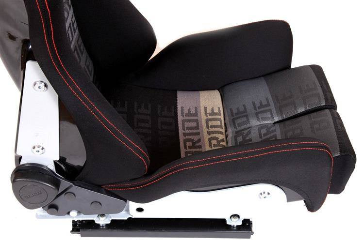 Rennsitz LOW MAX K608 Bride Samt Schwarz Grau
