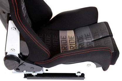 Rennsitz LOW MAX K608 Bride Samt Schwarz Grau