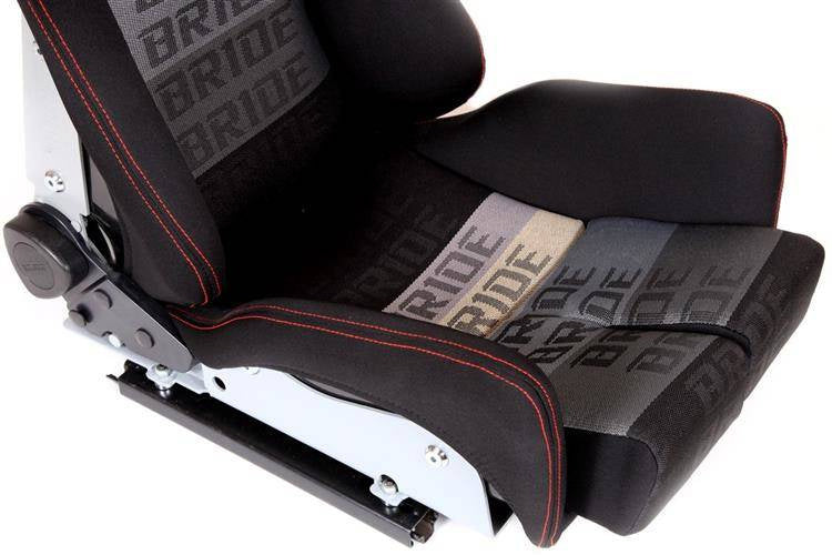 Rennsitz LOW MAX K608 Bride Samt Schwarz Grau