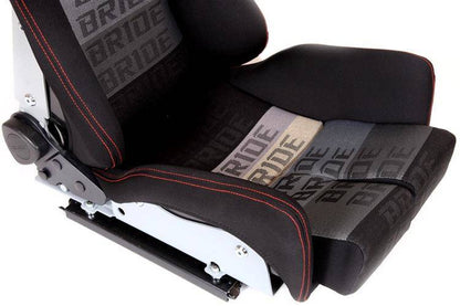 Rennsitz LOW MAX K608 Bride Samt Schwarz Grau
