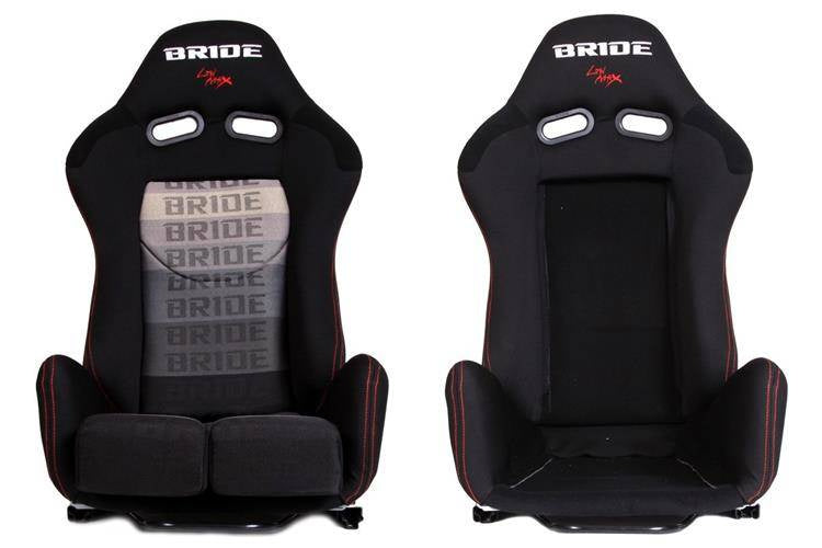 Rennsitz LOW MAX K608 Bride Samt Schwarz Grau