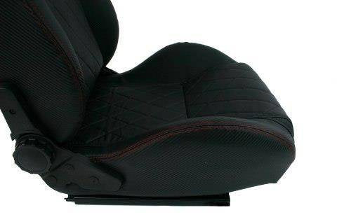 Rennsitz MONZA GRAND Carbon Schwarz