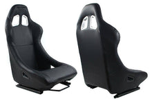 Rennsitz MONZA RACE PLUS PVC Schwarz