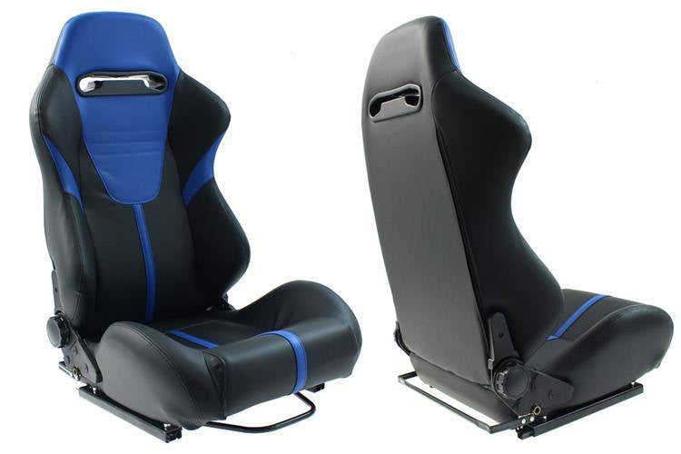 Rennsitz R-LOOK II PVC Schwarz Blau