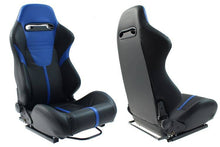 Rennsitz R-LOOK II PVC Schwarz Blau