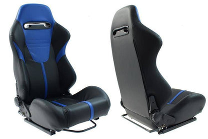 Rennsitz R-LOOK II PVC Schwarz Blau