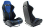 Rennsitz R-LOOK II PVC Schwarz Blau