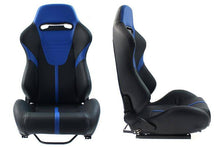 Rennsitz R-LOOK II PVC Schwarz Blau