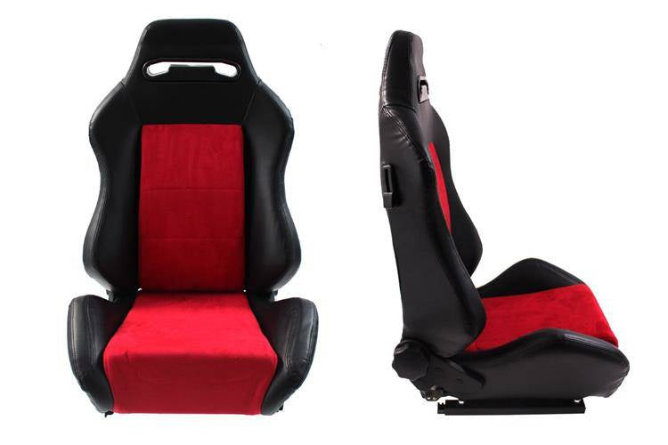 Rennsitz R-LOOK PVC Schwarz Rot