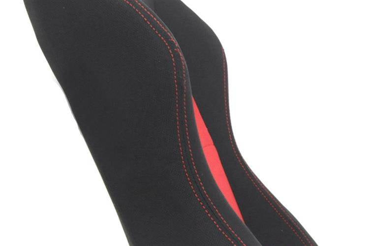 Rennsitz R-LOOK Samt Schwarz Rot
