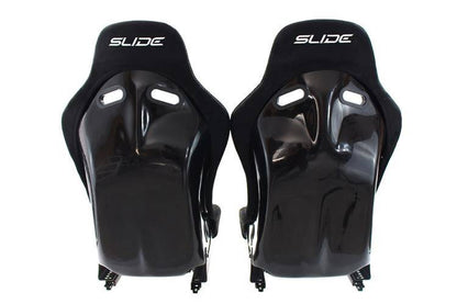 Racing seat SLIDE RS suede Black M