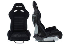 Rennsitz SLIDE X3 Wildleder Schwarz L